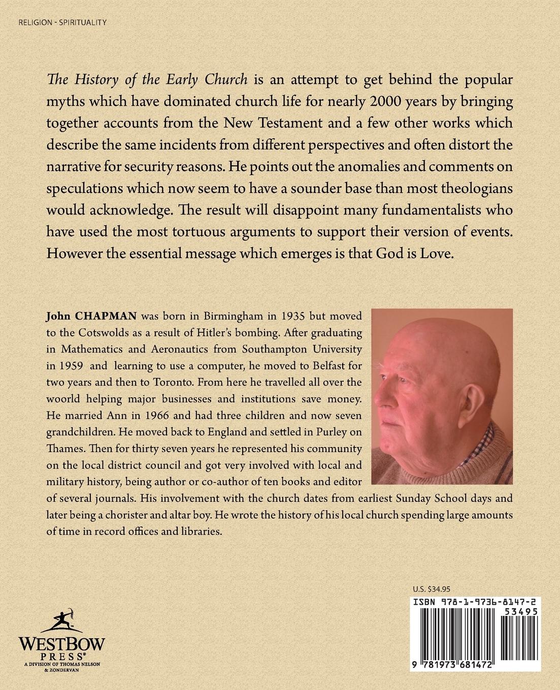 Rückseitencover A History of the Early Church