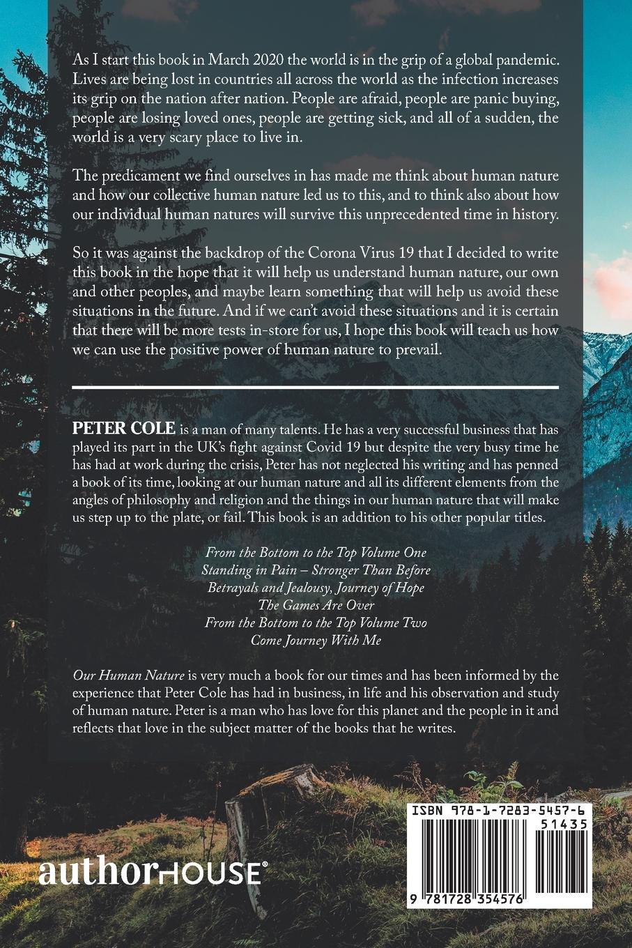 Rückseitencover Our Human Nature