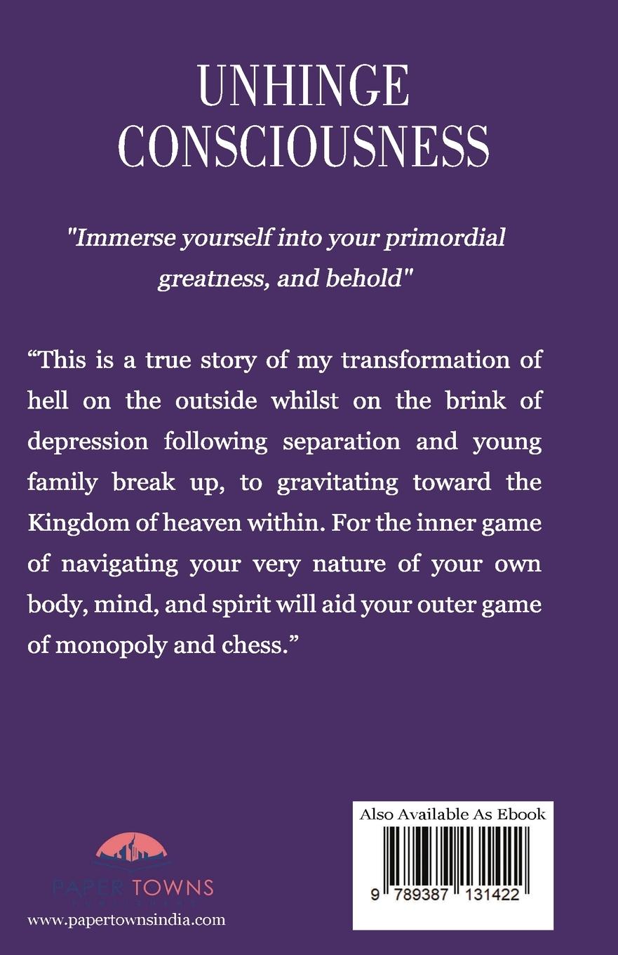 Rückseitencover UNHINGE CONSCIOUSNESS