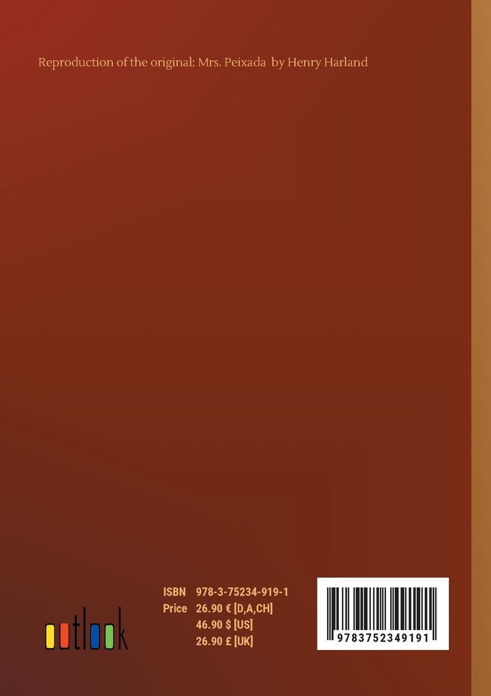 Rückseitencover Mrs. Peixada