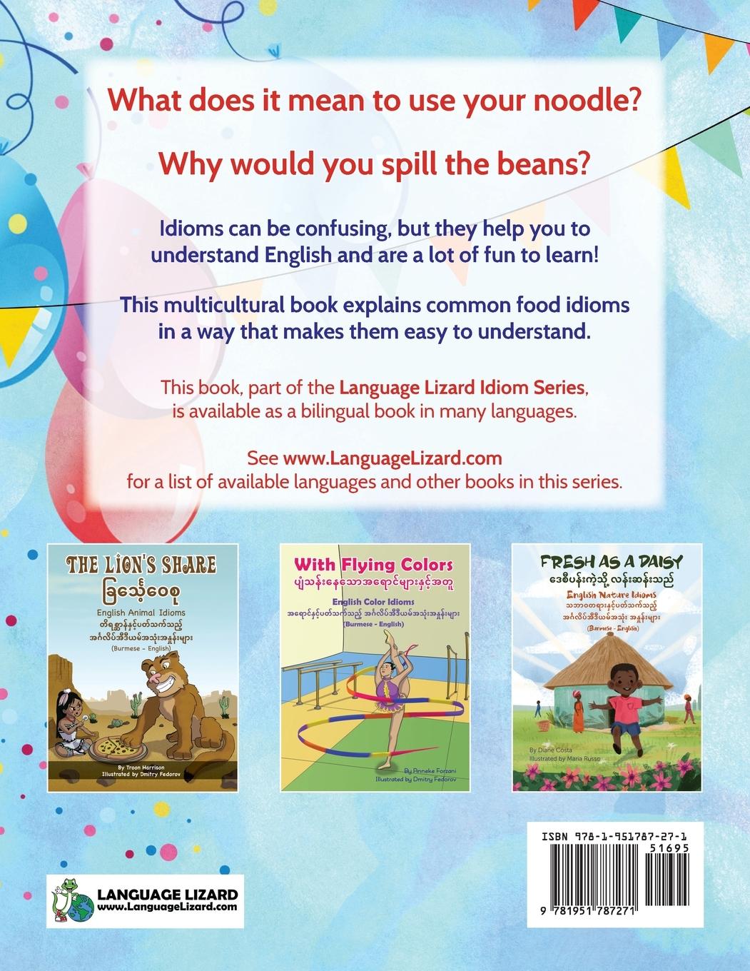 Rückseitencover Icing on the Cake - English Food Idioms (Burmese-English)