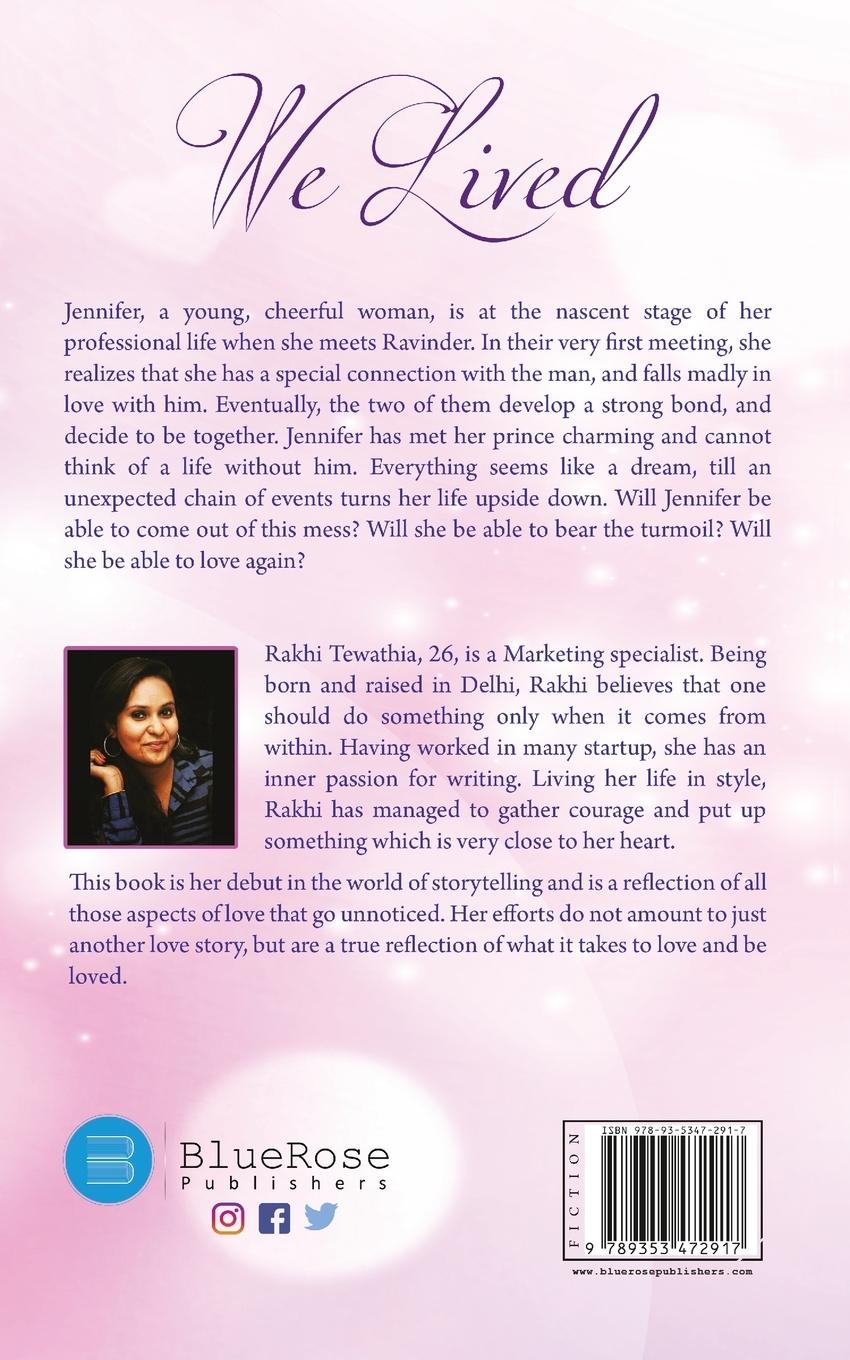 Rückseitencover We lived - to love is to live