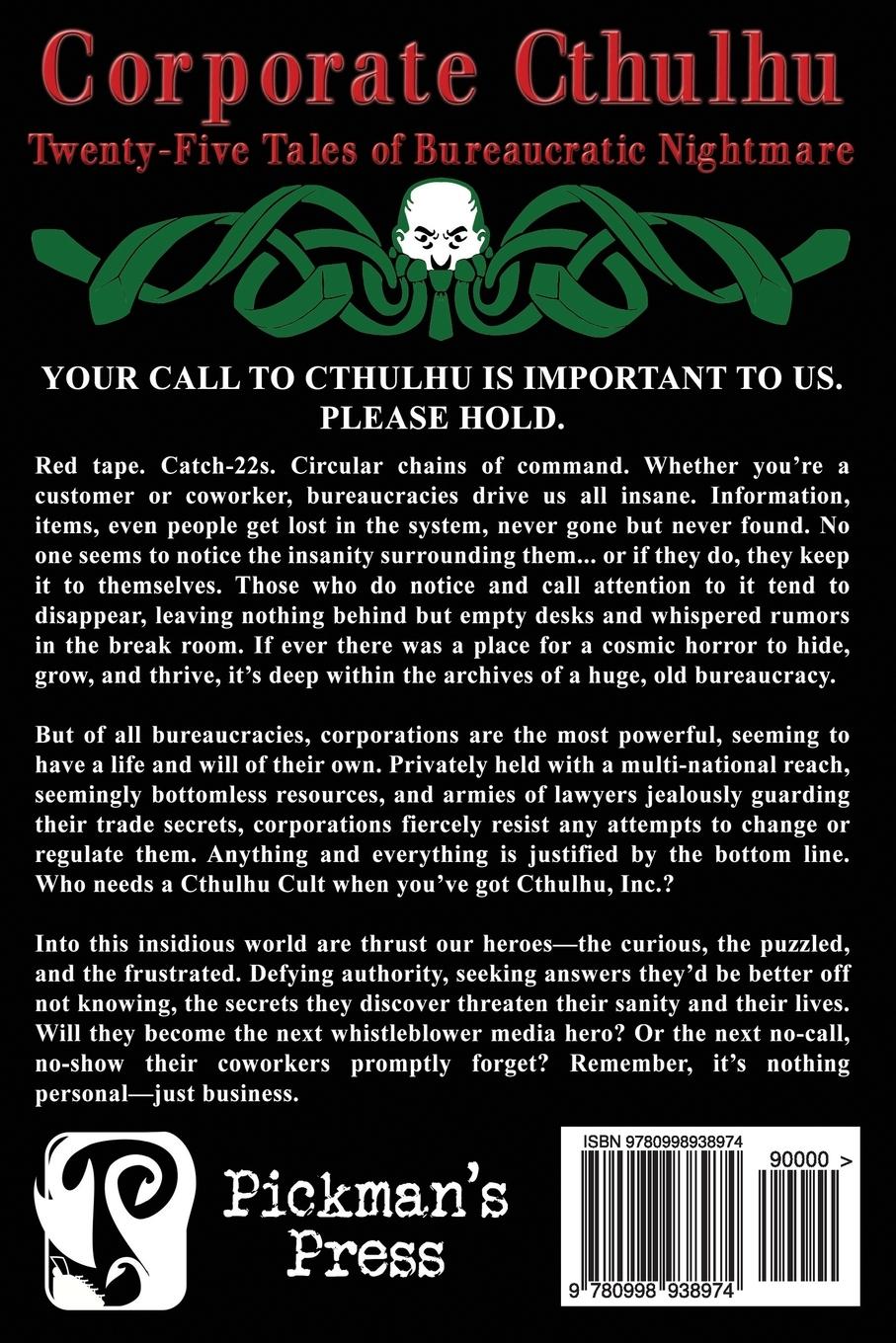 Rückseitencover Corporate Cthulhu