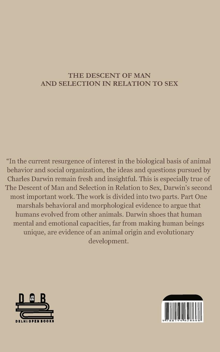 Rückseitencover The Descent Of Man