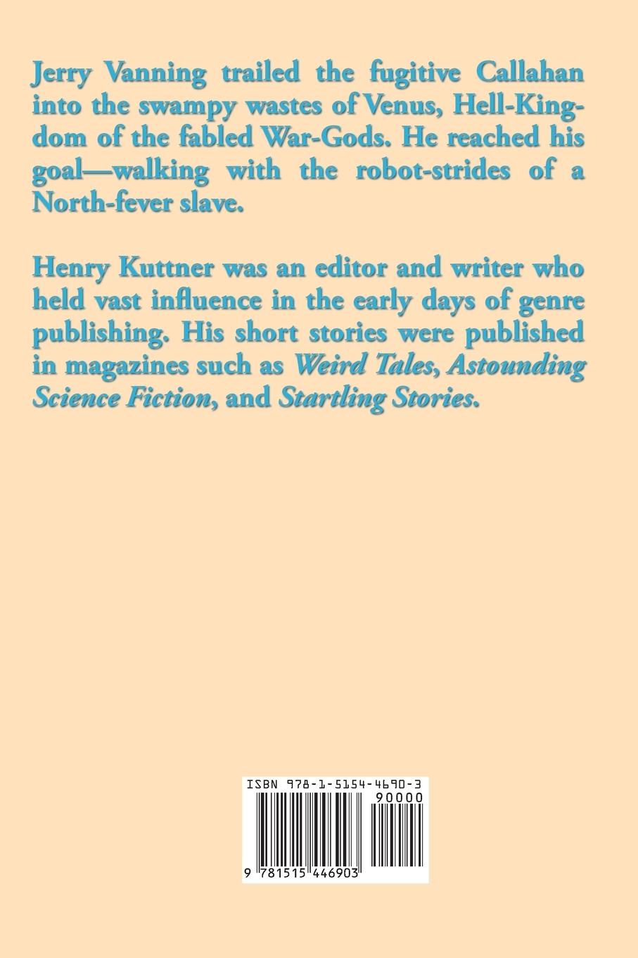 Rückseitencover War-Gods of the Void