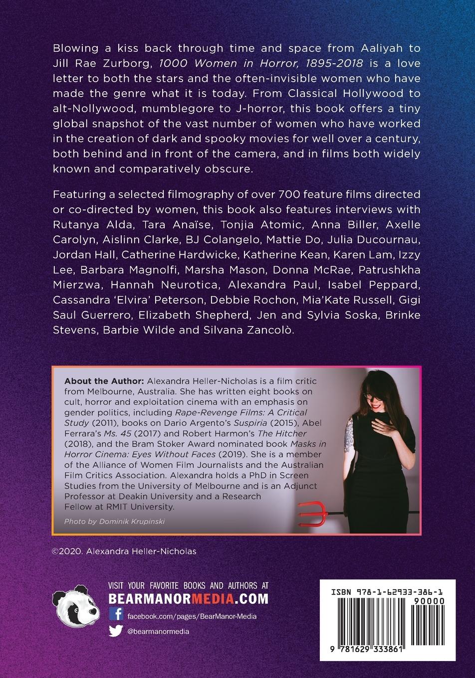 Rückseitencover 1000 Women In Horror, 1895-2018