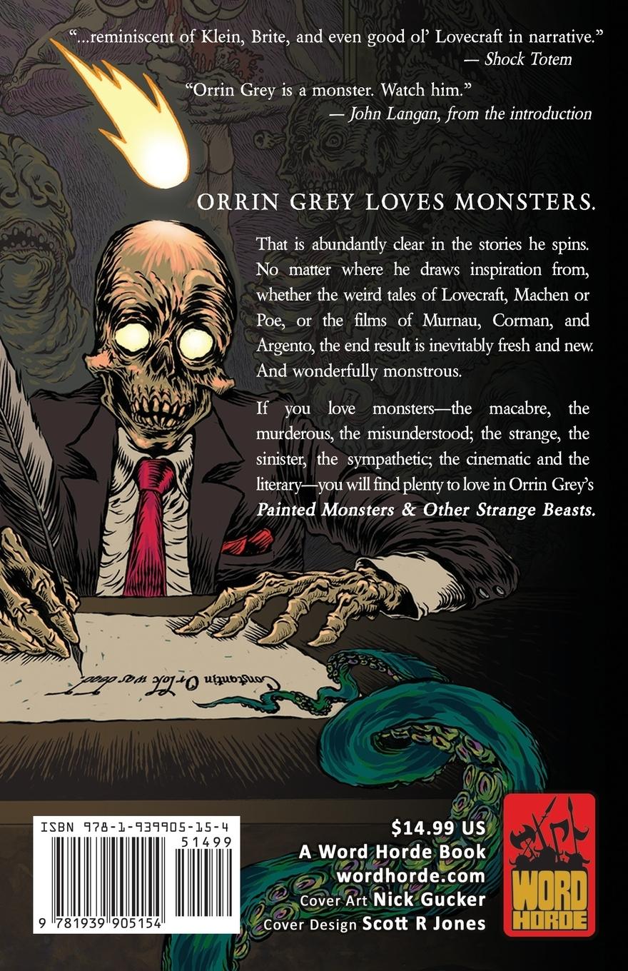 Rückseitencover Painted Monsters & Other Strange Beasts