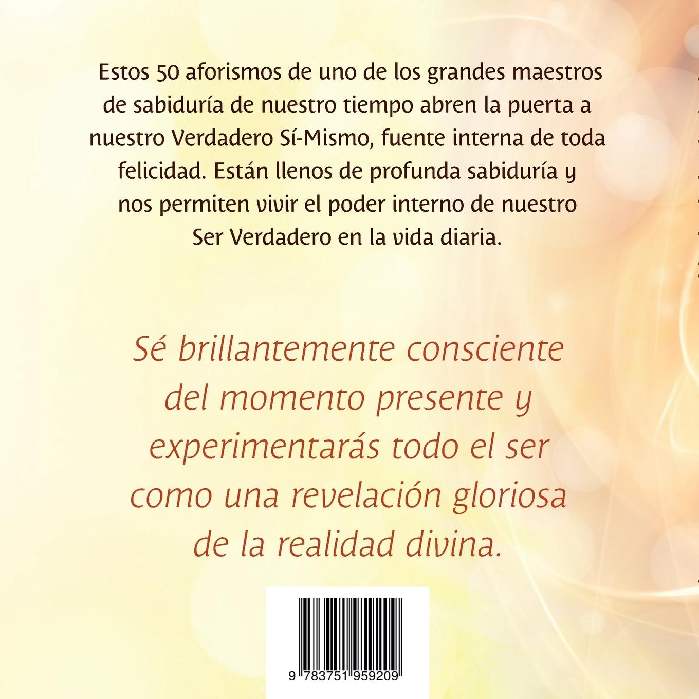 Rückseitencover Vida desde la plenitud interior