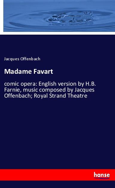 Vorderes Coverbild Madame Favart