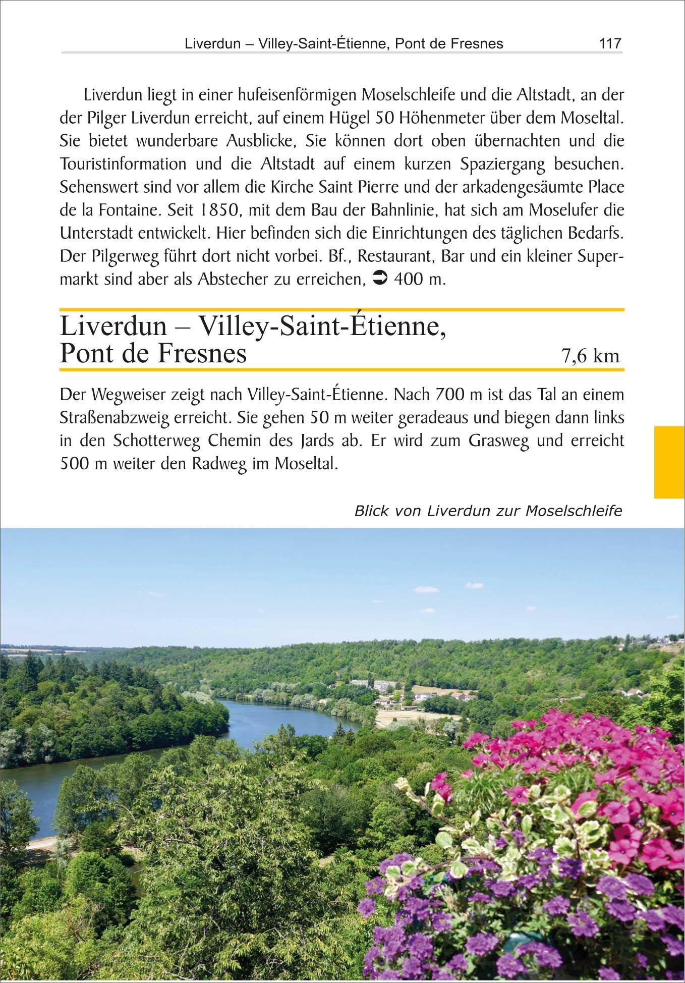 Beispielinhalt (Bild) Jakobsweg Trier - Vézelay