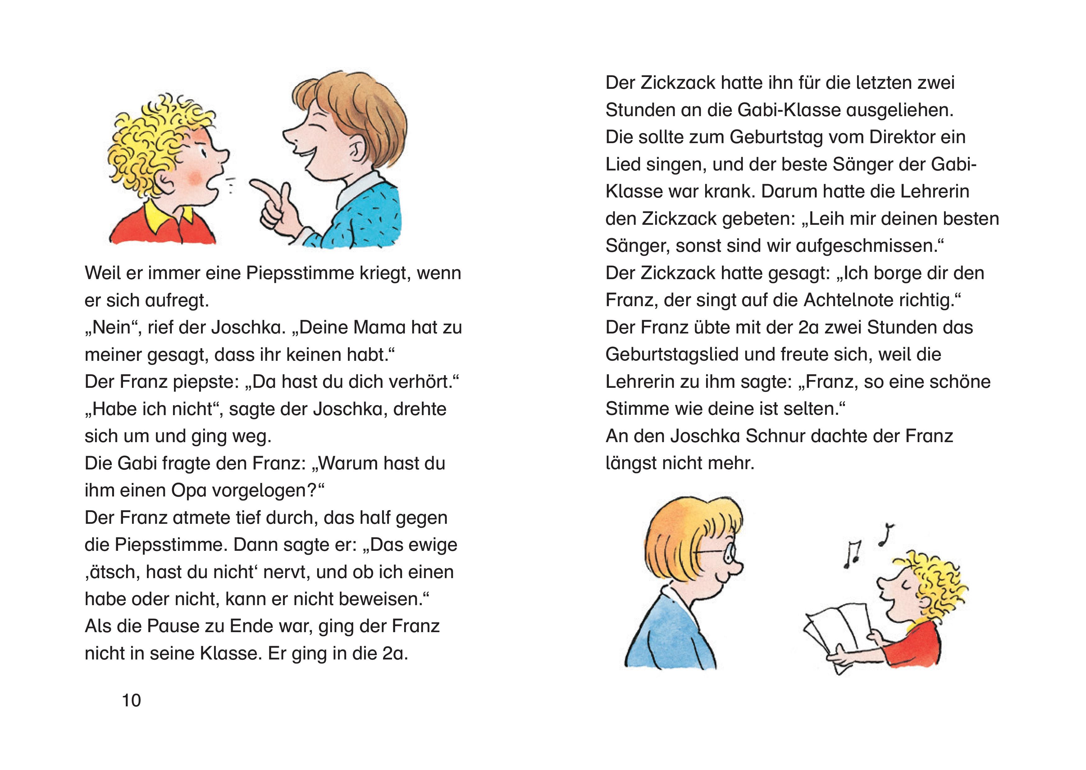 Beispielinhalt (Bild) Opageschichten vom Franz