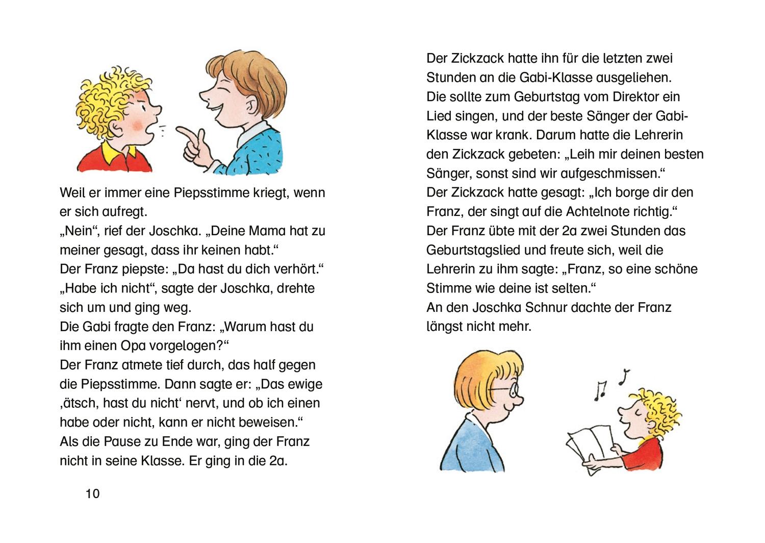 Beispielinhalt (Bild) Opageschichten vom Franz