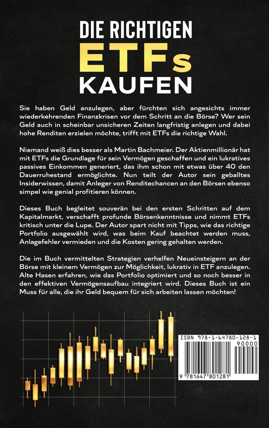 Rückseitencover Die richtigen ETFs kaufen