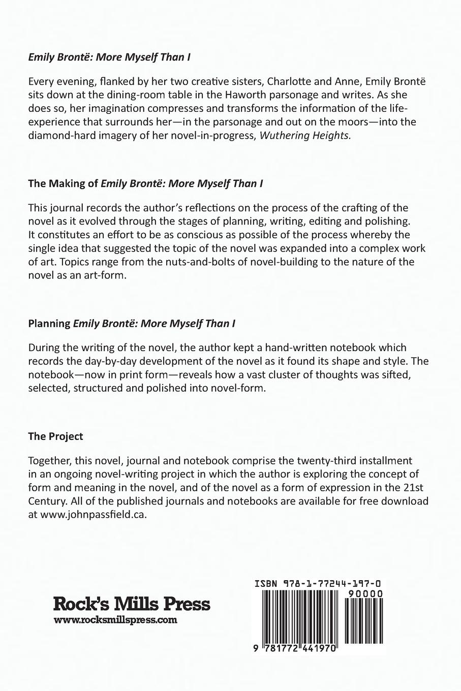 Rückseitencover Emily Brontë