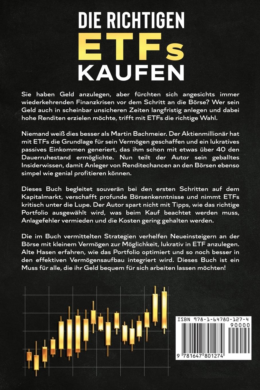 Rückseitencover Die richtigen ETFs kaufen