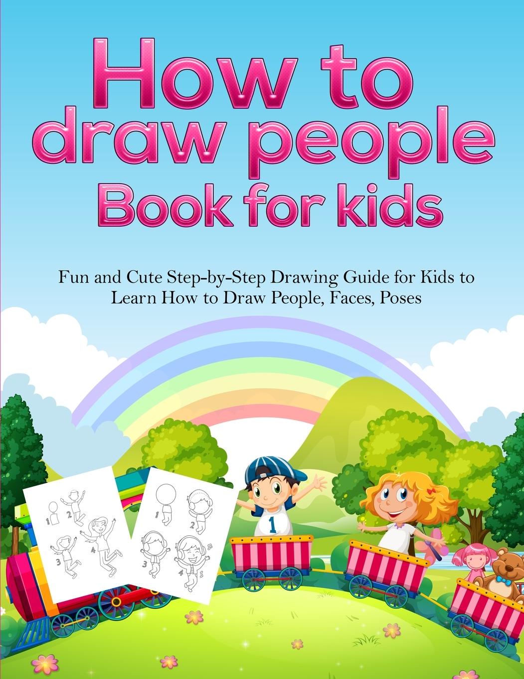 Vorderes Coverbild How To Draw People Book For Kids