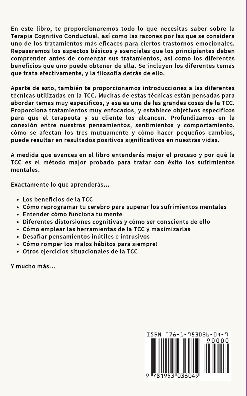 Rückseitencover Terapia cognitiva conductual