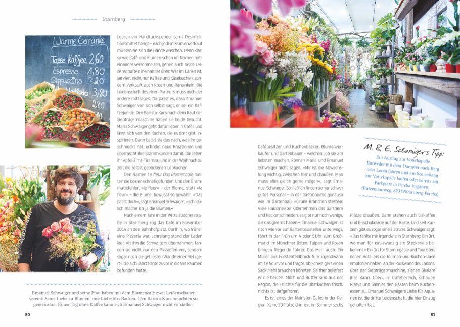 Beispielinhalt (Bild) Cafés und Ateliers im Fünfseenland