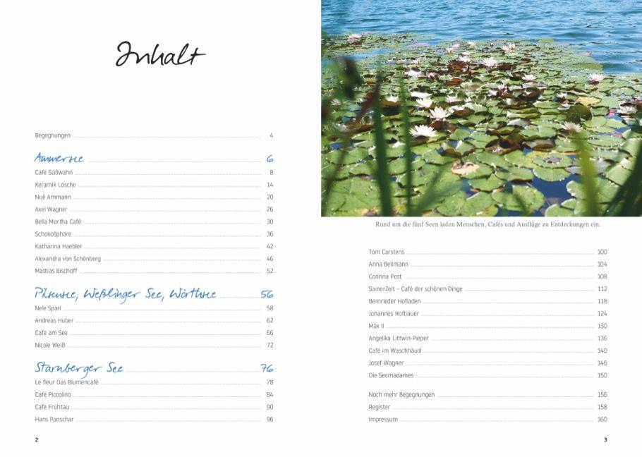 Beispielinhalt (Bild) Cafés und Ateliers im Fünfseenland