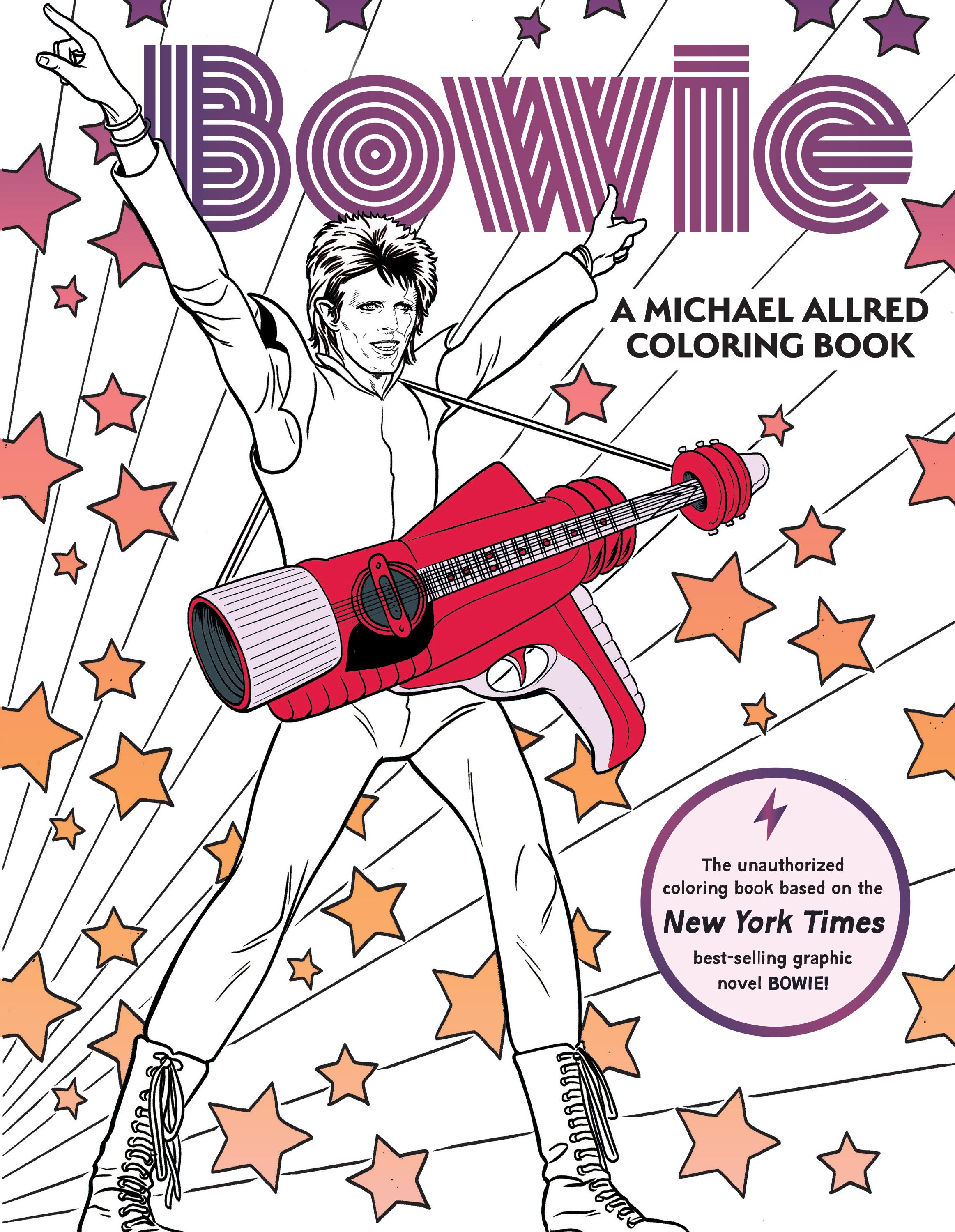 Vorderes Coverbild Bowie: A Michael Allred Coloring Book