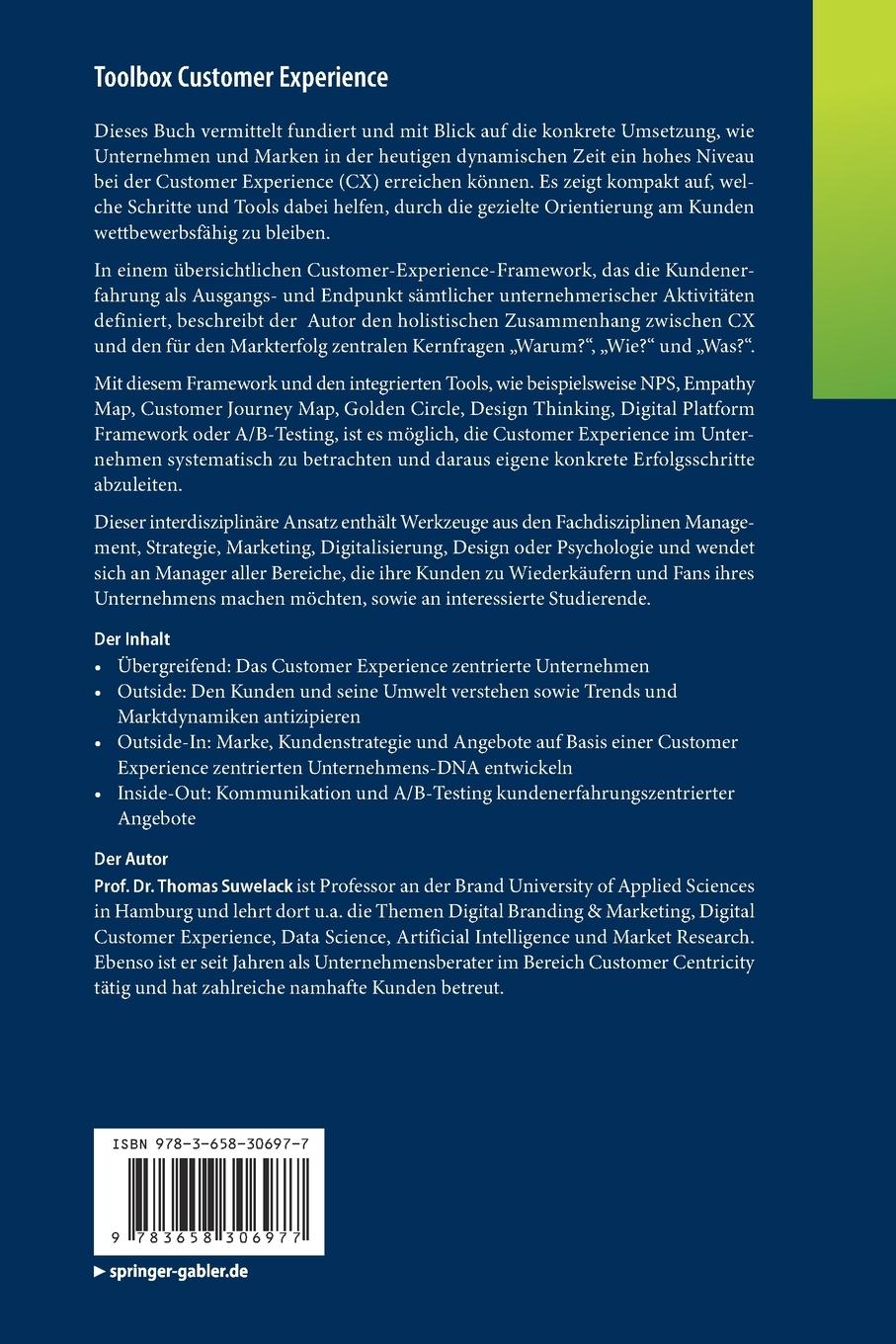 Rückseitencover Toolbox Customer Experience