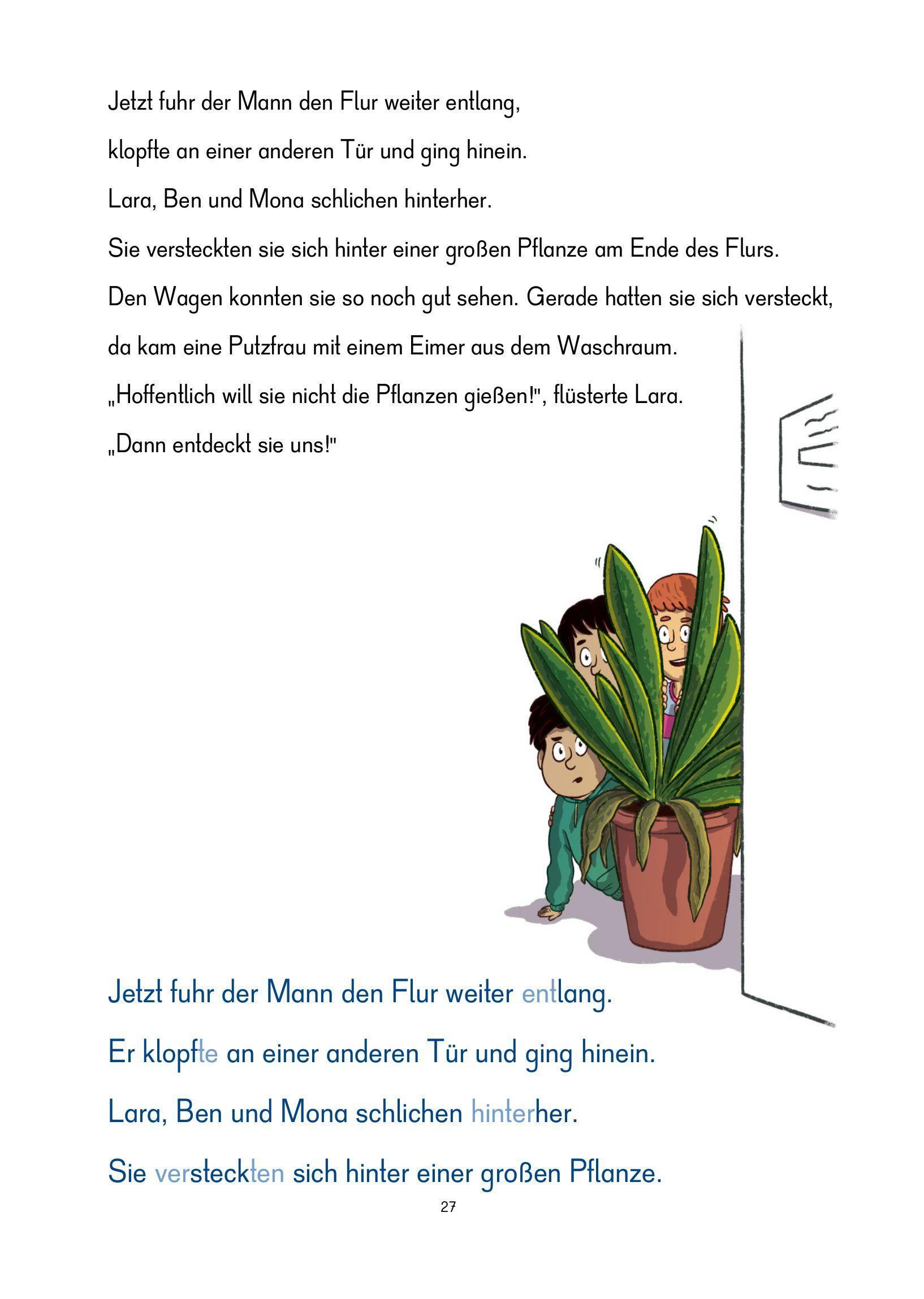 Beispielinhalt (Bild) Wer klaut hier Masken?