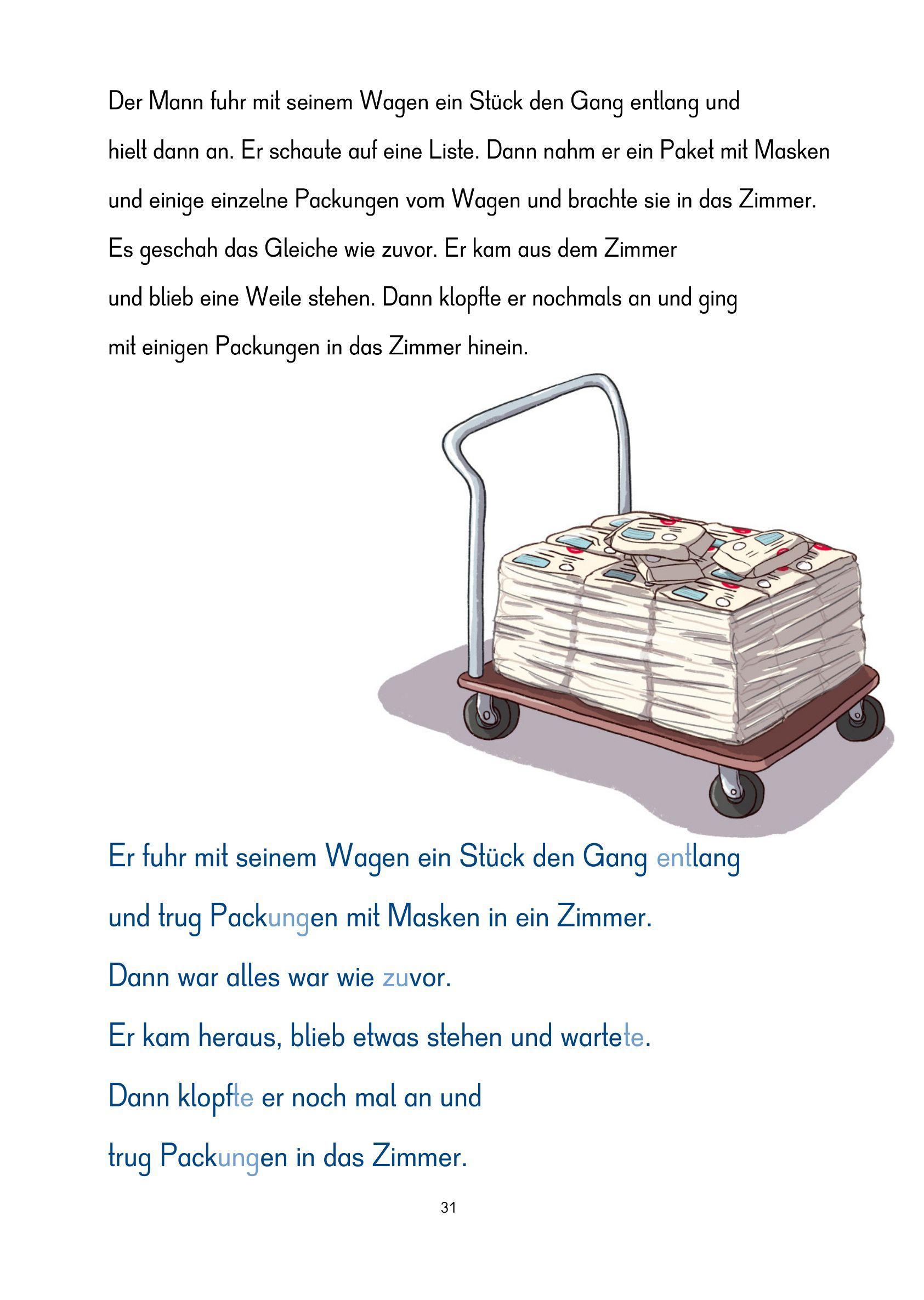 Beispielinhalt (Bild) Wer klaut hier Masken?