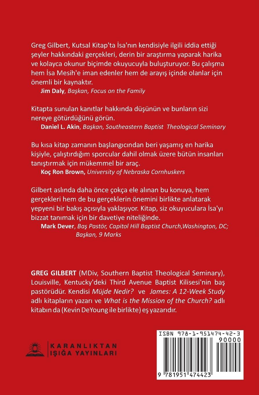 Rückseitencover ¿sa Kimdir? (Who Is Jesus?) (Turkish)