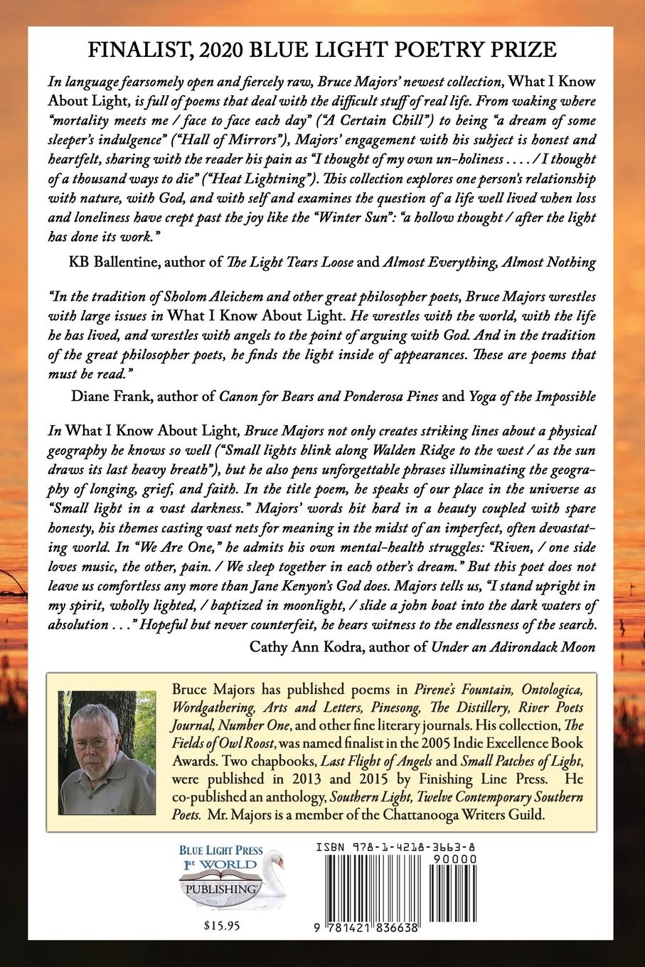 Rückseitencover What I Know About Light