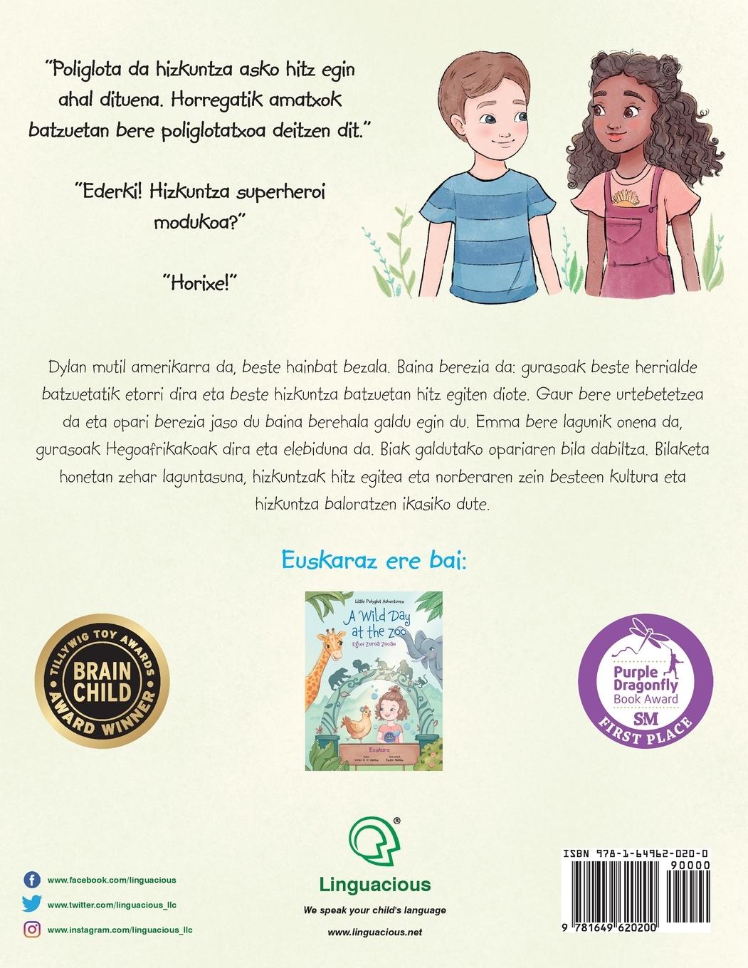 Rückseitencover Dylan's Birthday Present / Dylanen Urtebetetze Oparia - Basque Edition