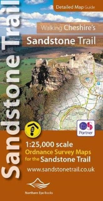 Vorderes Coverbild Walking Cheshire's Sandstone Trail - OS Map Book