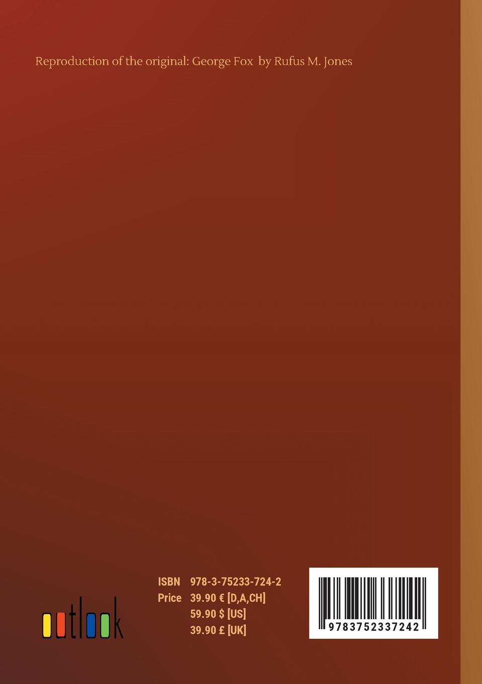 Rückseitencover George Fox