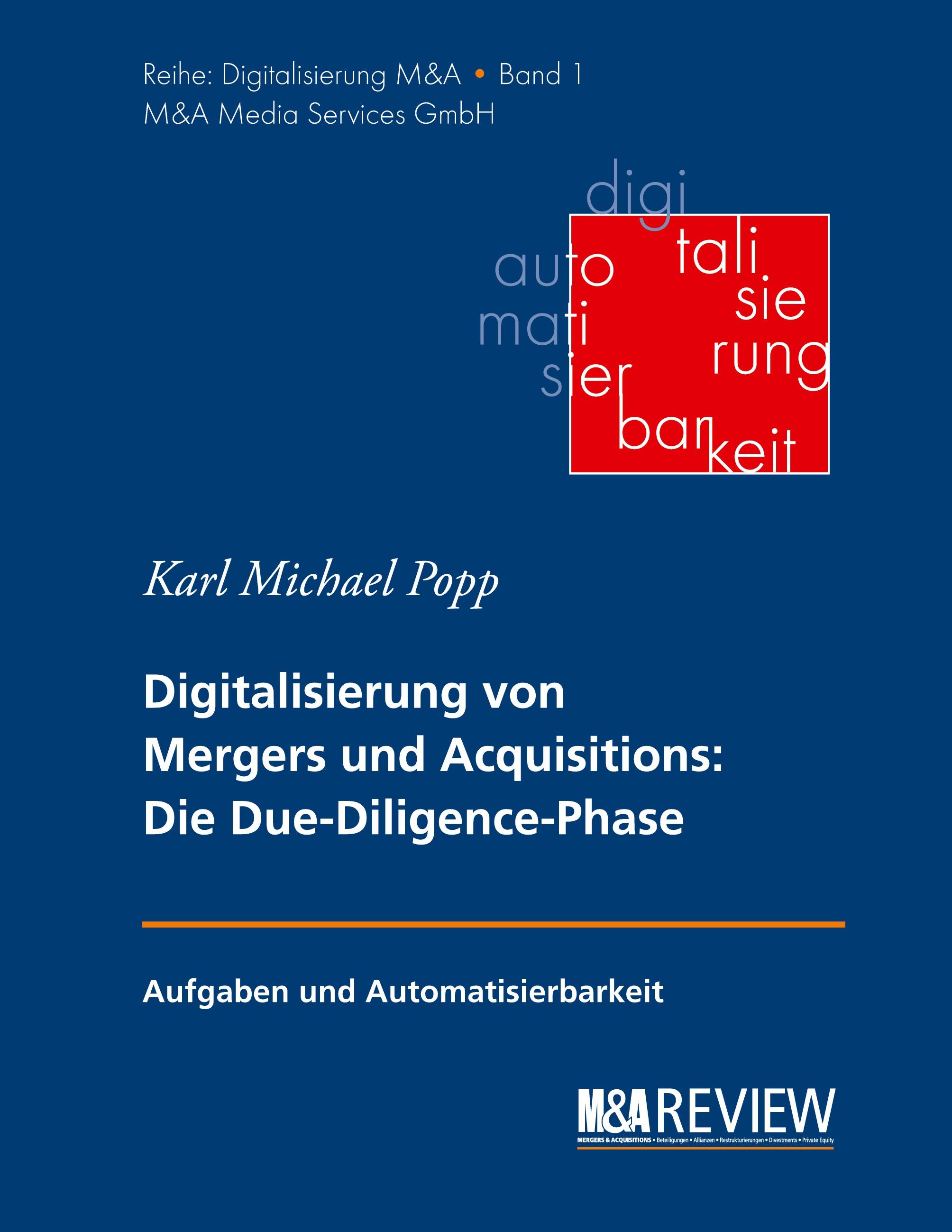 Vorderes Coverbild Grundlagen der Digitalisierung von Mergers und Acquisitions