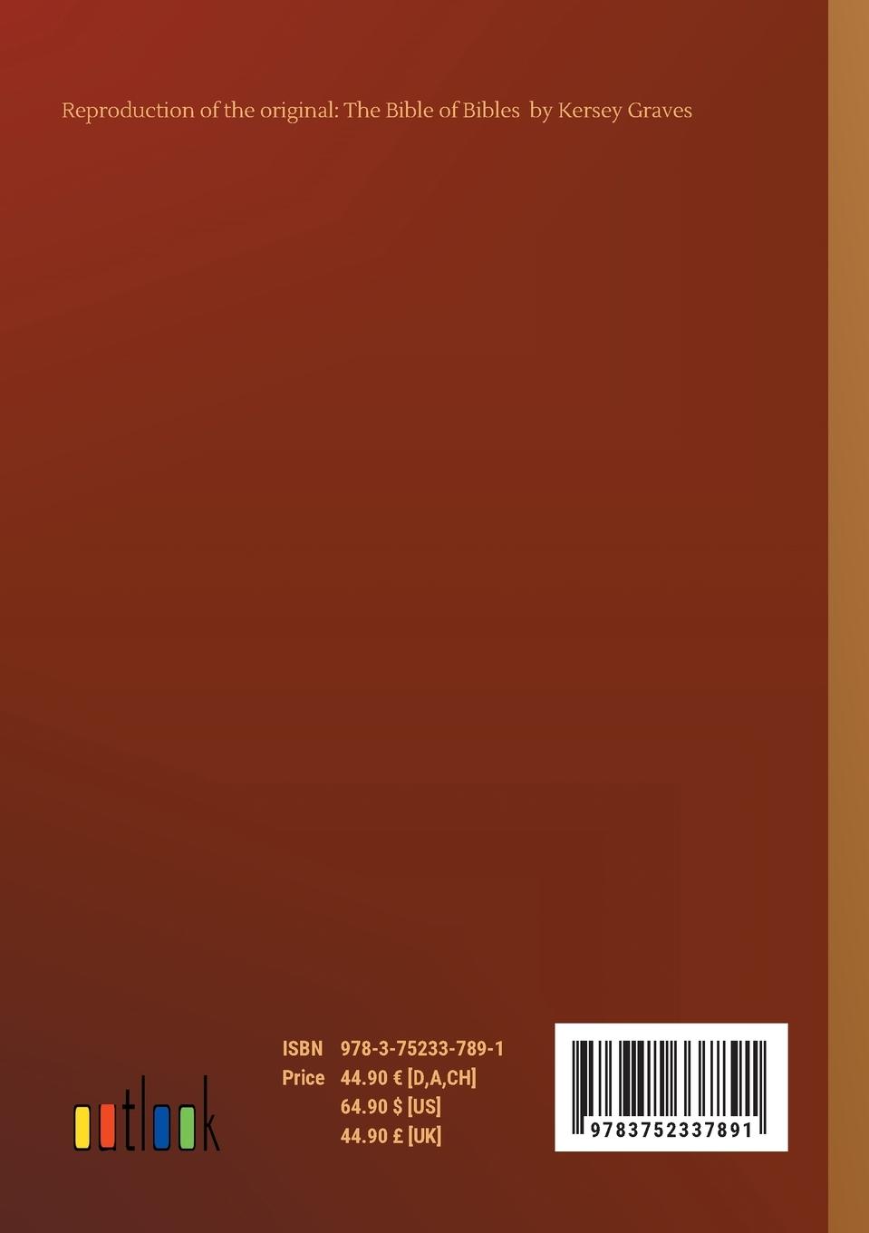 Rückseitencover The Bible of Bibles