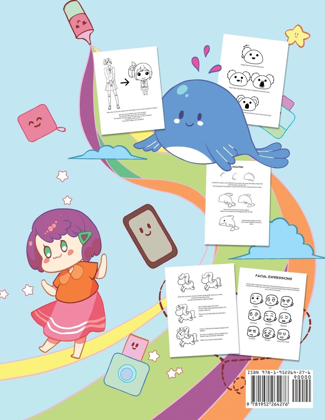 Rückseitencover Come disegnare Kawaii