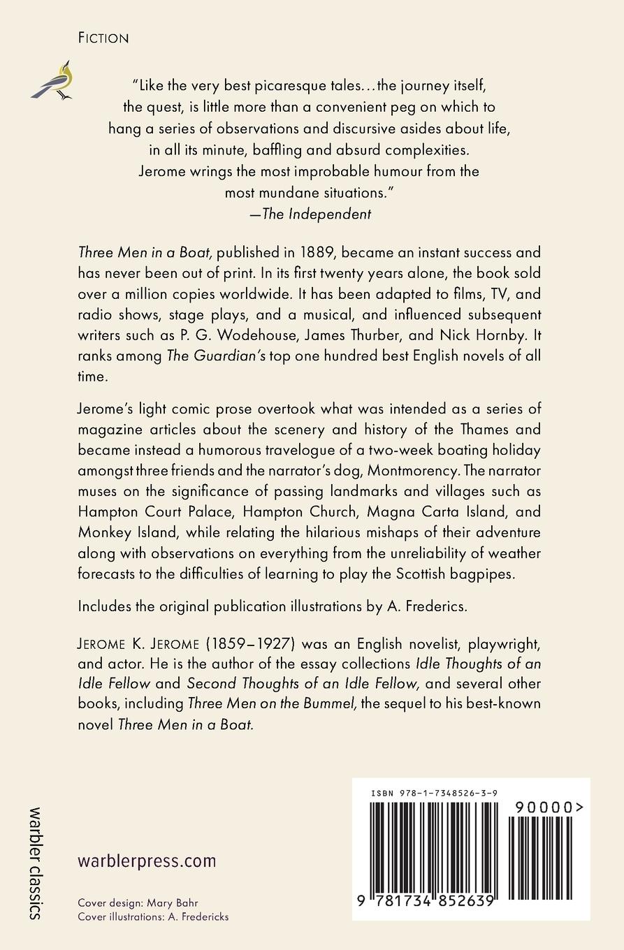 Rückseitencover Three Men in a Boat (To Say Nothing of the Dog)