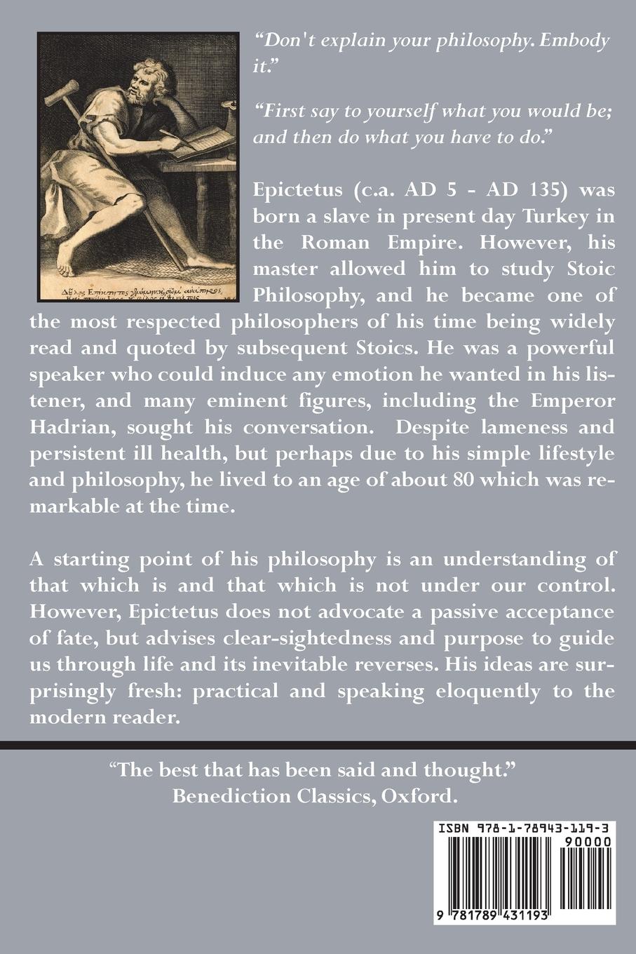 Rückseitencover Selected Discourses of Epictetus, and the Enchiridion