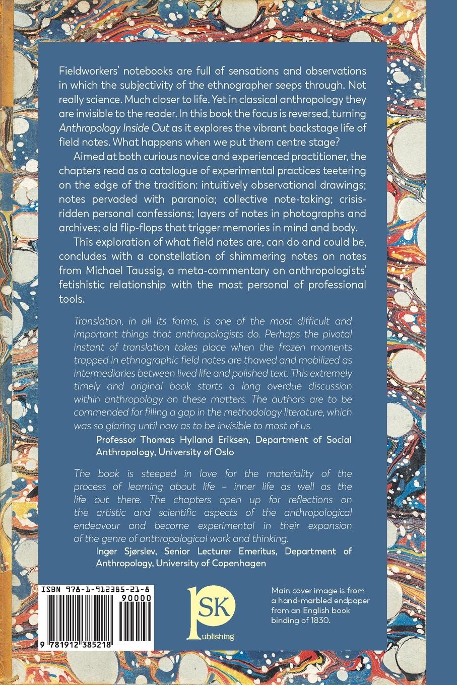 Rückseitencover Anthropology Inside Out