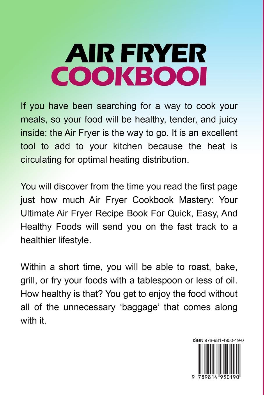 Rückseitencover Air Fryer Cookbook For Beginners