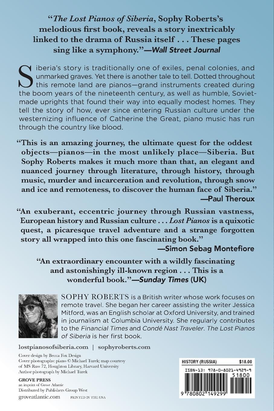 Rückseitencover Lost Pianos of Siberia