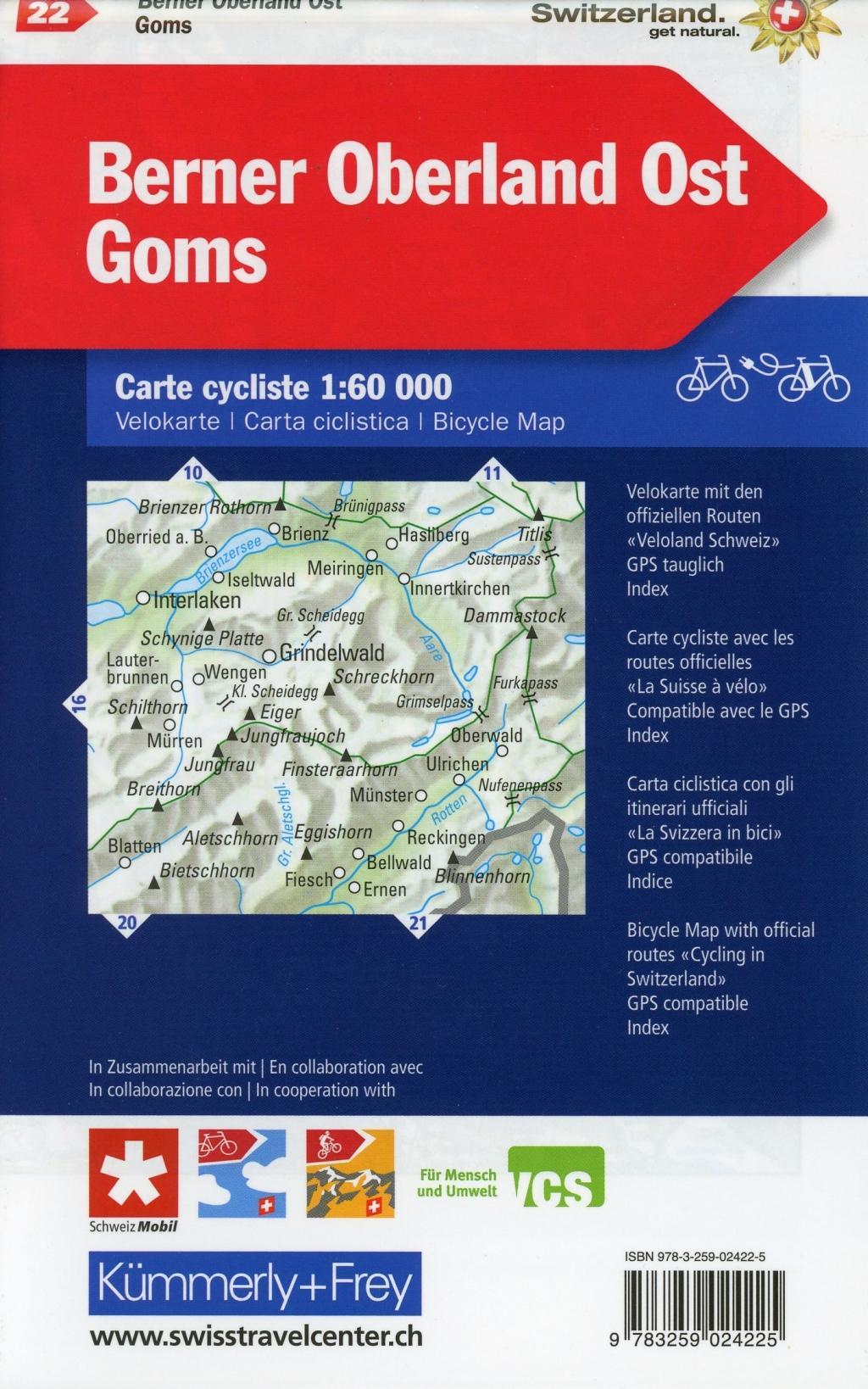 Beispielinhalt (Bild) Radwanderkarte Berner Oberland Ost - Goms  mit Ortsindex (22)