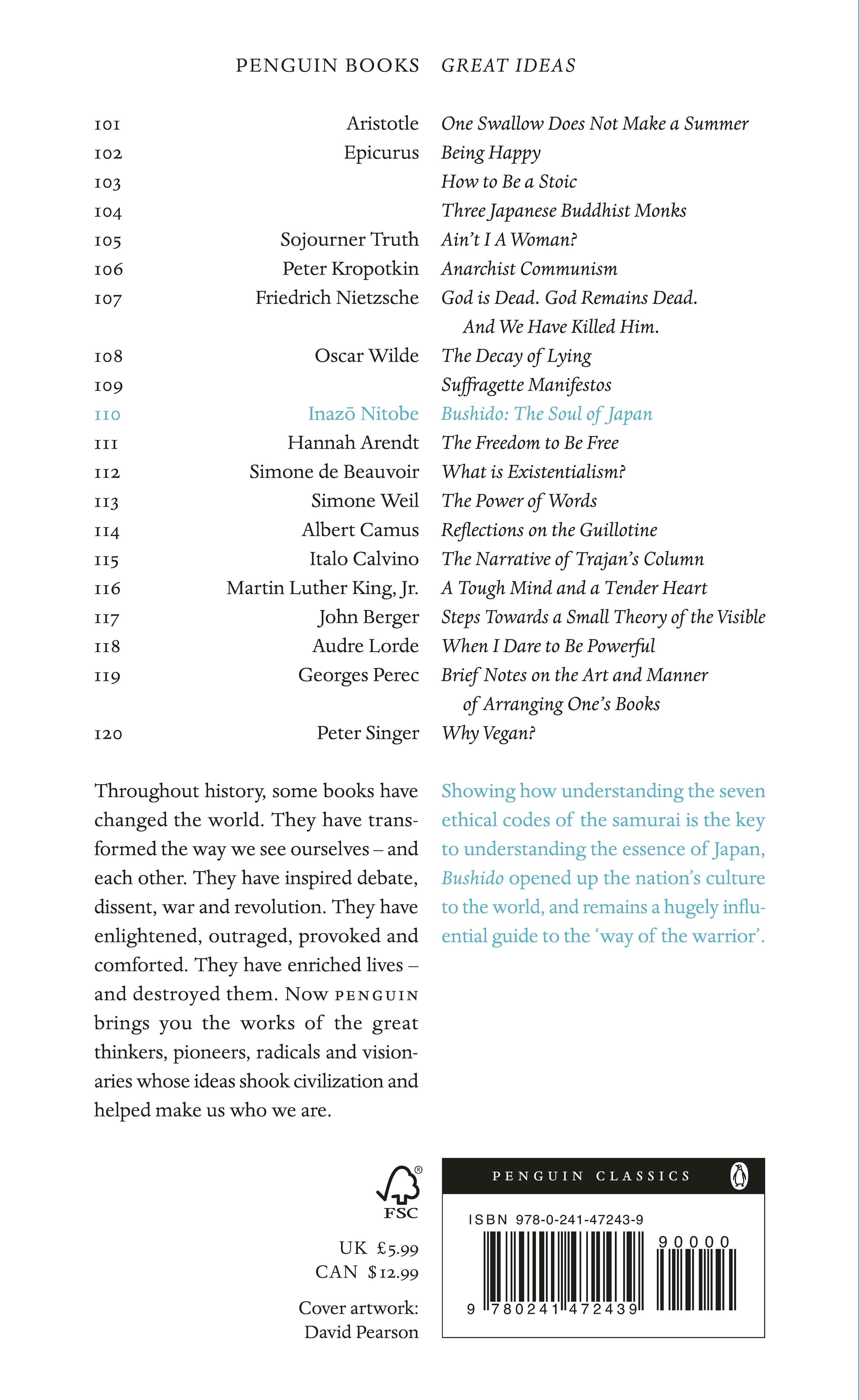 Rückseitencover Bushido: The Soul of Japan