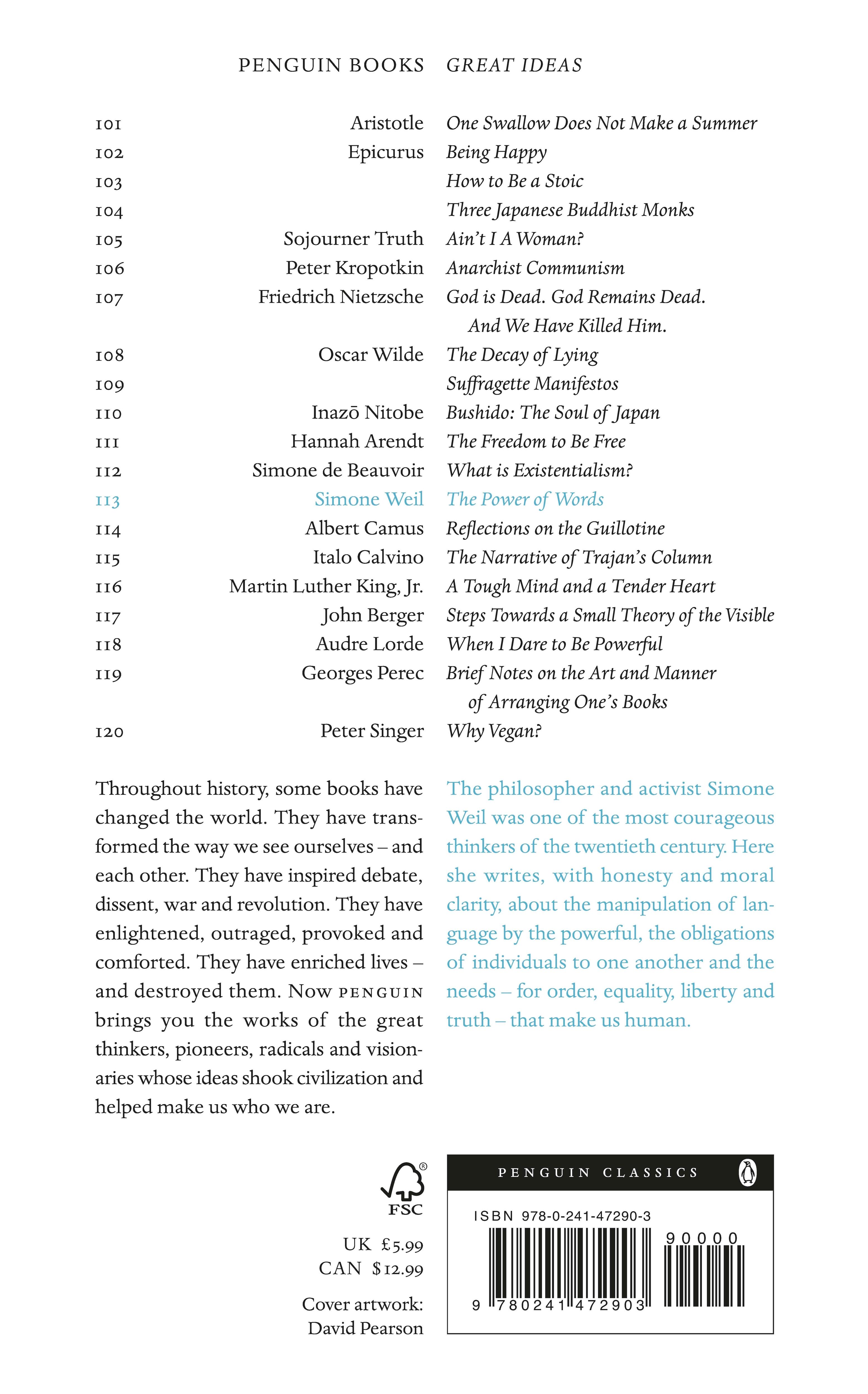 Rückseitencover The Power of Words