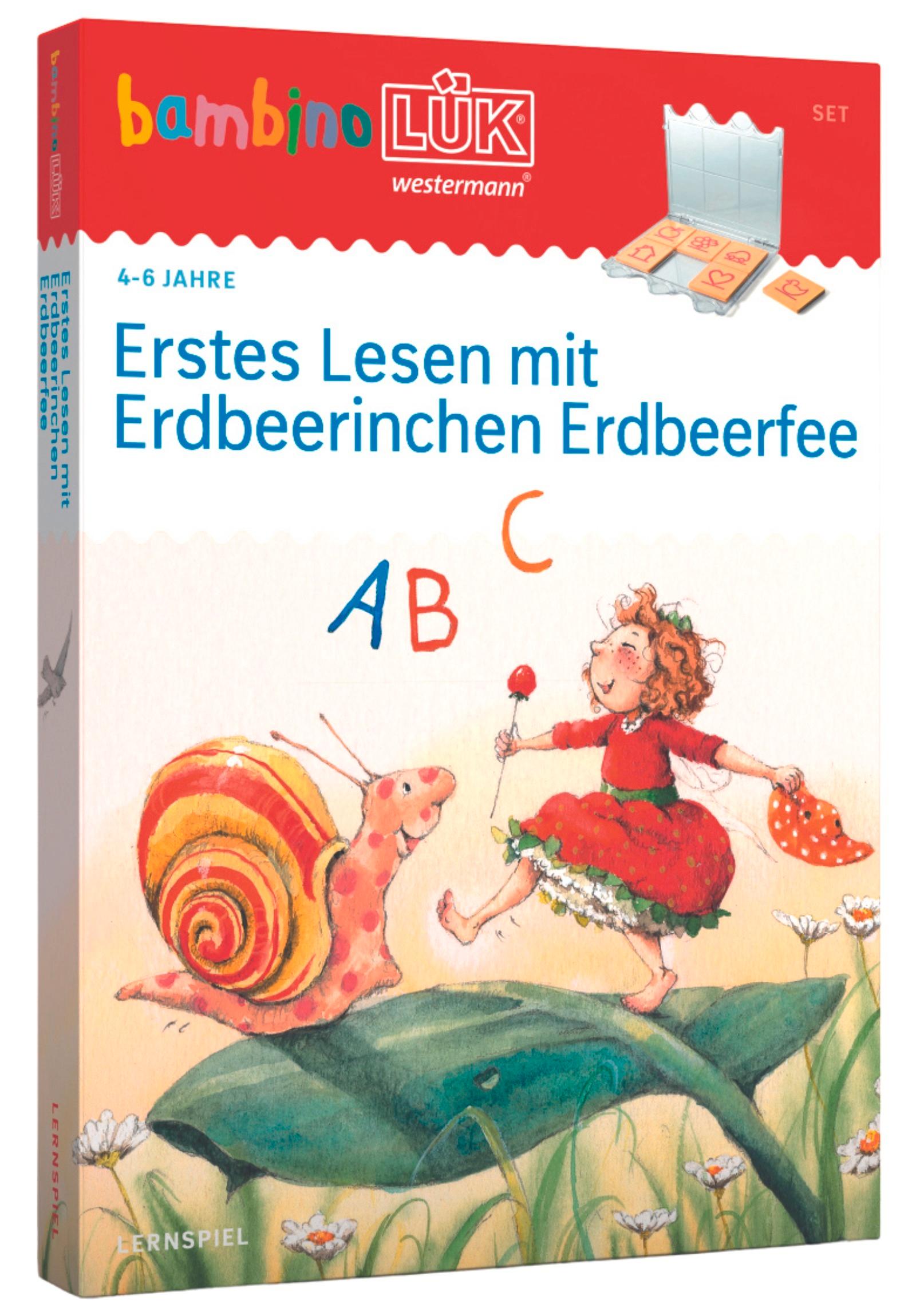 Vorderes Coverbild bambinoLÜK-Set-Vorschule: Erdbeerinchen Erstes Lesen