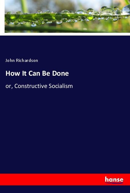 Vorderes Coverbild How It Can Be Done