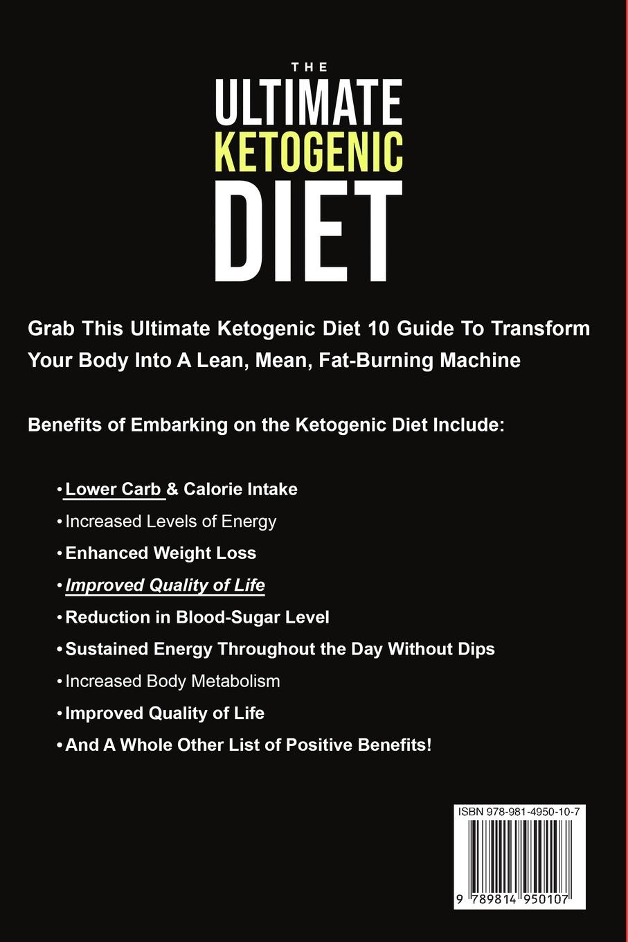 Rückseitencover Ultimate Keto Cookbook