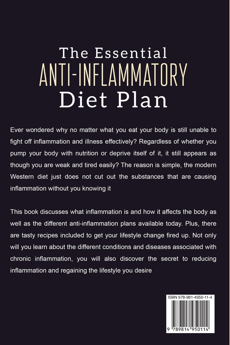 Rückseitencover Anti Inflammatory Diet For Beginners - The Essential Anti-Inflammatory Diet Plan