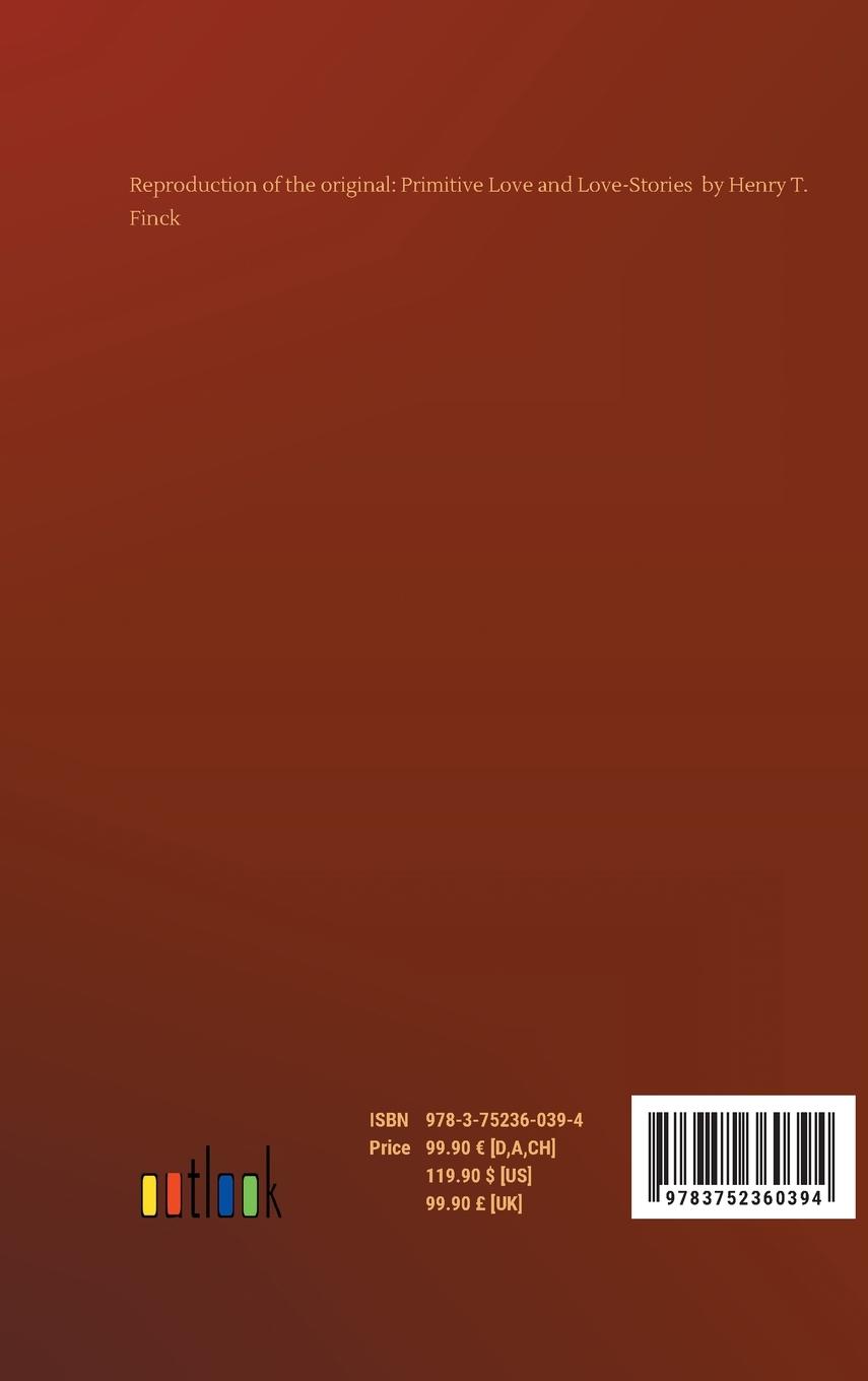 Rückseitencover Primitive Love and Love-Stories