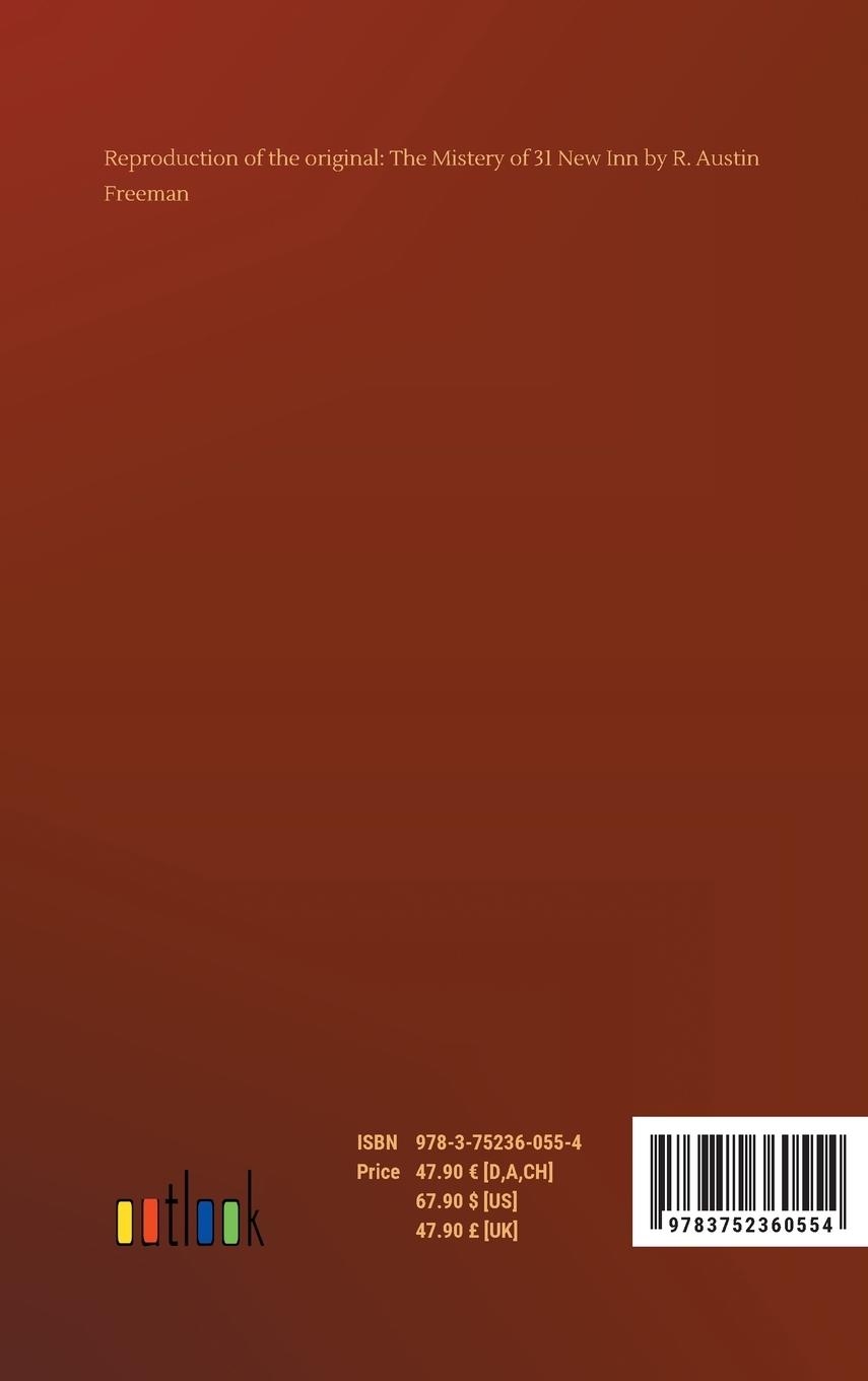 Rückseitencover The Mistery of 31 New Inn