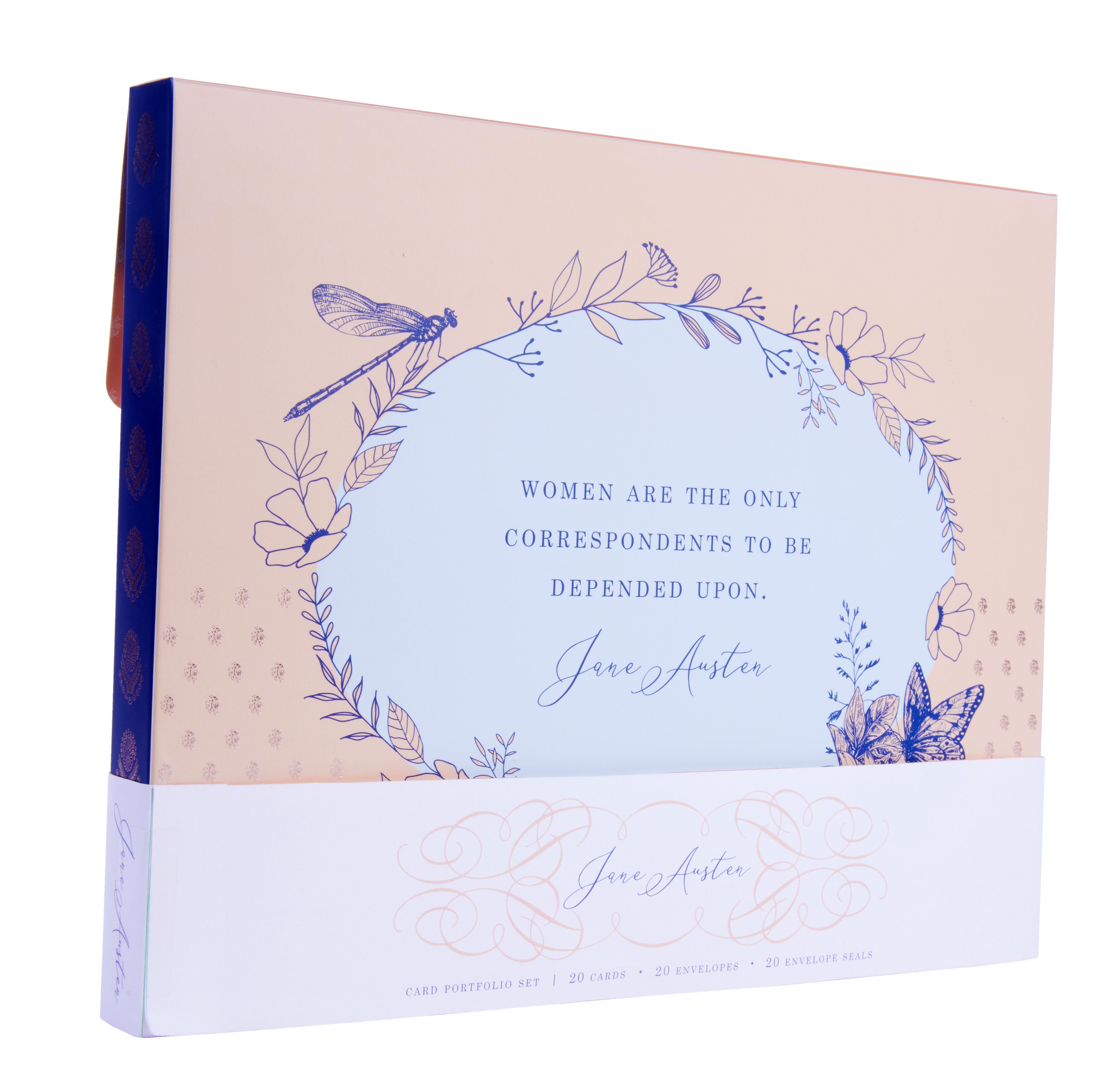 Vorderes Coverbild Jane Austen Card Portfolio Set (Set of 20 Cards)